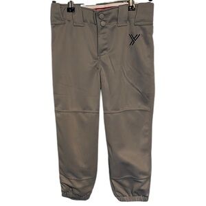 Youper Baseball Pants Gray Grey Youth Medium NWT New